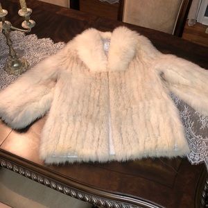 Beautiful Blue Fox Fur Coat